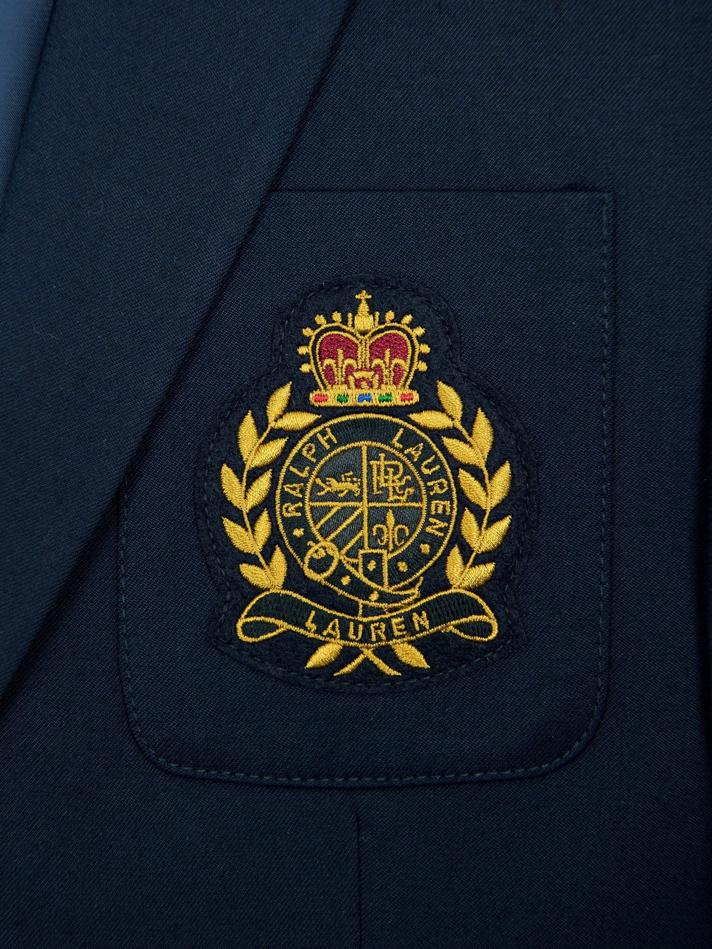 Lauren Ralph Lauren 28263 Boy's Blazer - Navy with LRL Crest Boys Blazer Lauren
