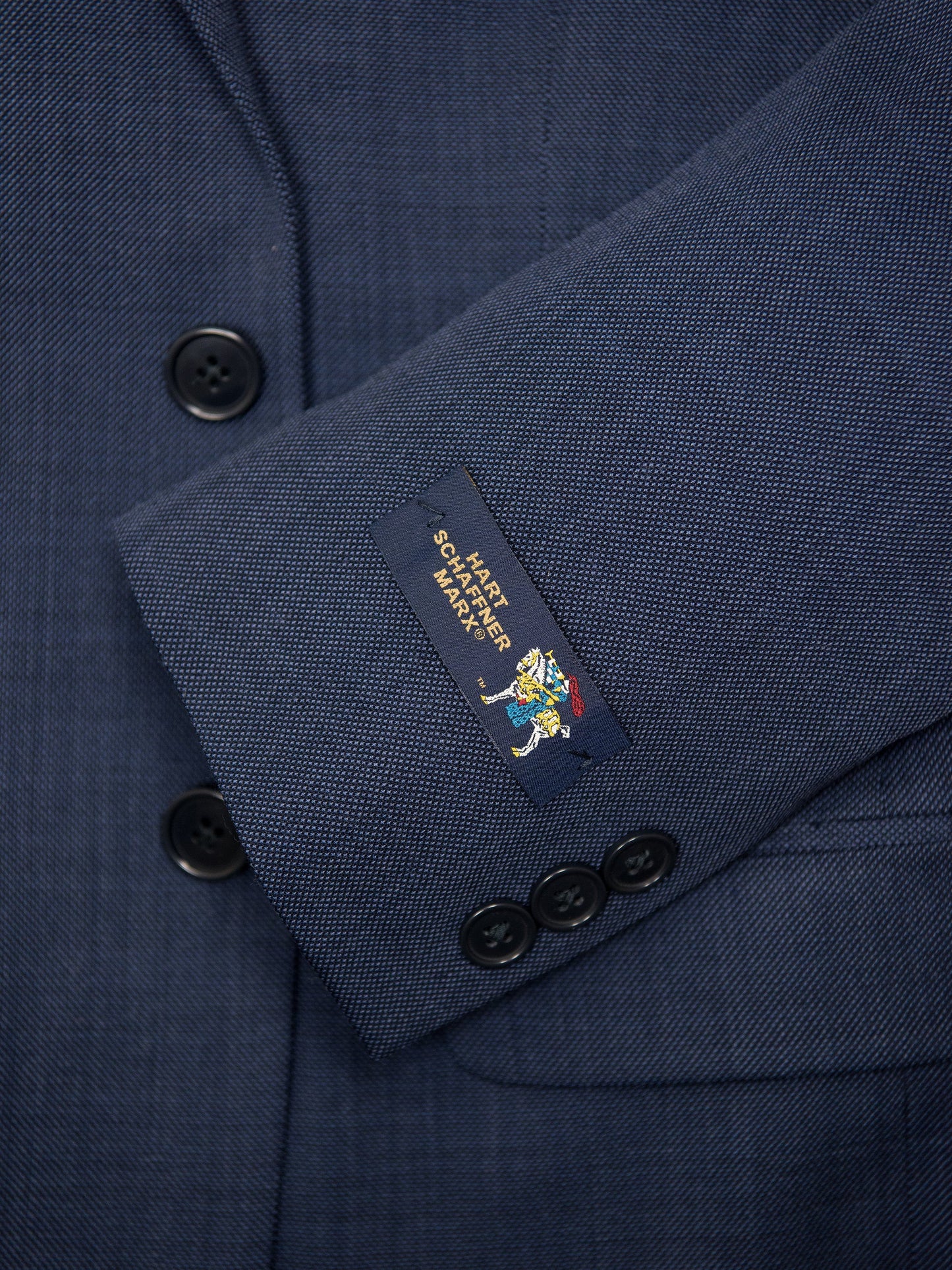 Hart Schaffner Marx 28289 Boy's Suit -Weave - Medium Blue Boys Suit Hart Schaffner Marx