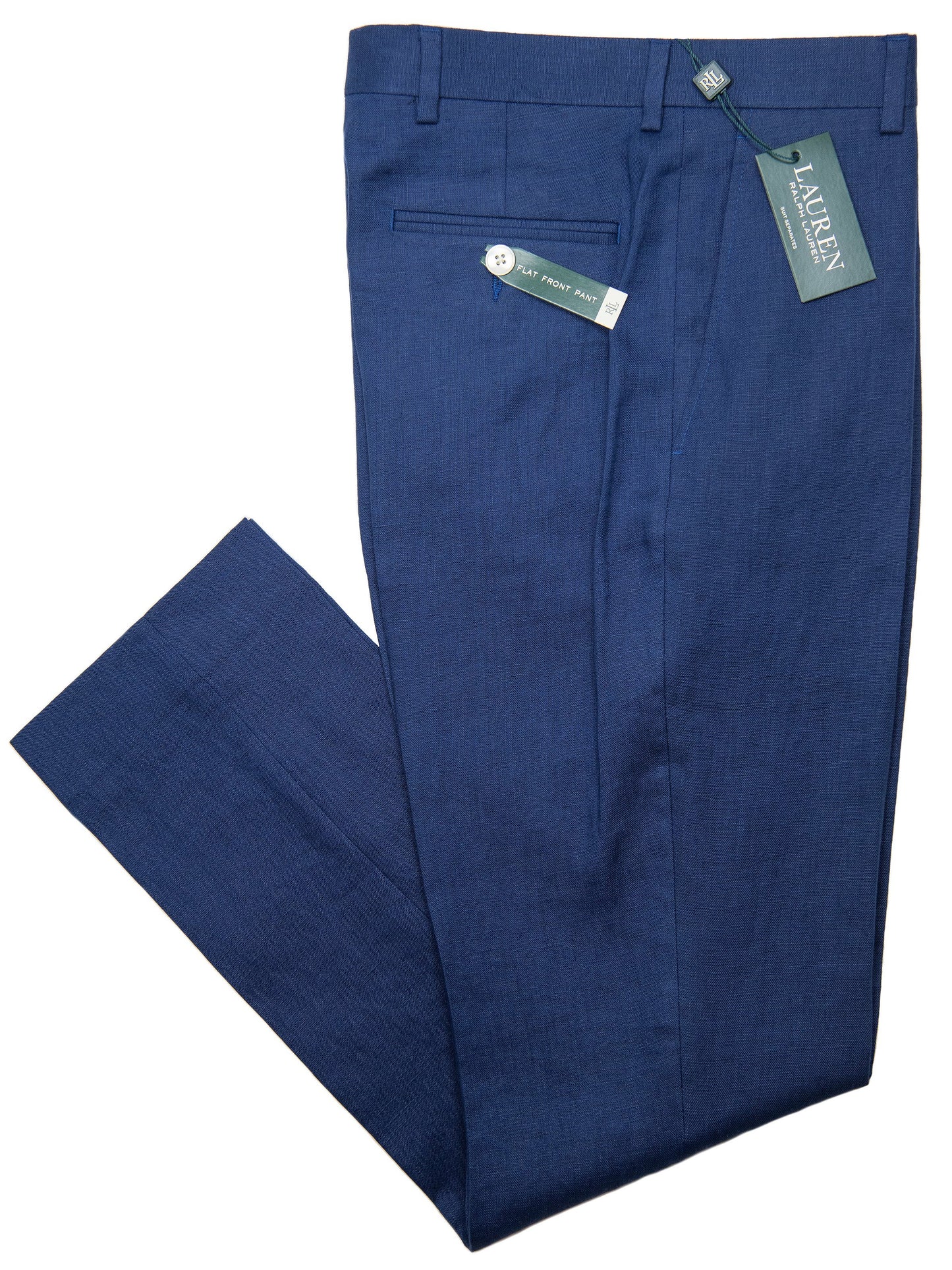 Lauren Ralph Lauren 28305P Boy's Suit Separate Pant -Linen - Blue Boys Suit Separate Pant Lauren