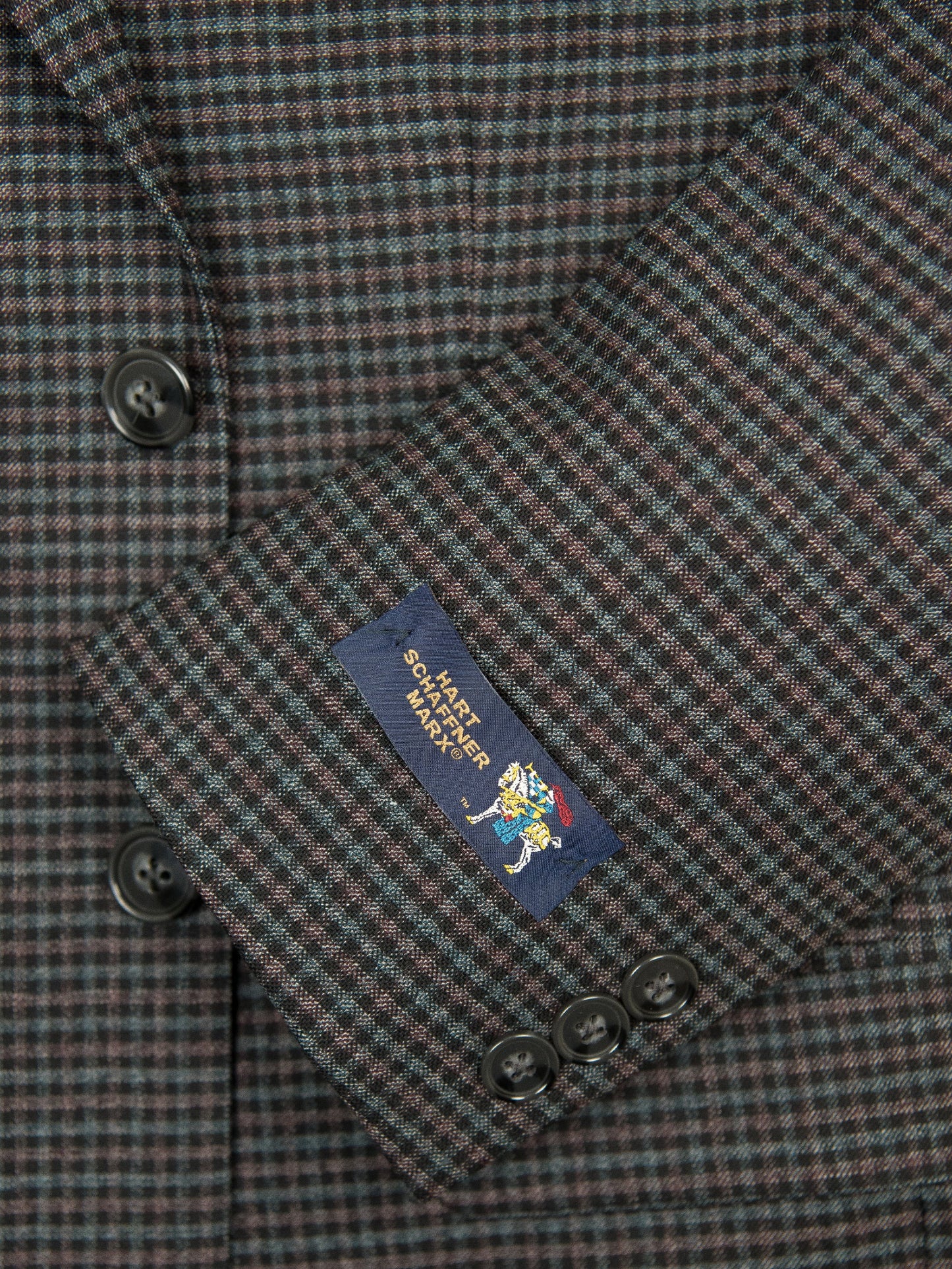 HSM 28586 Boy's Sport Coat - Check - Grey Boys Sport Coat HSM