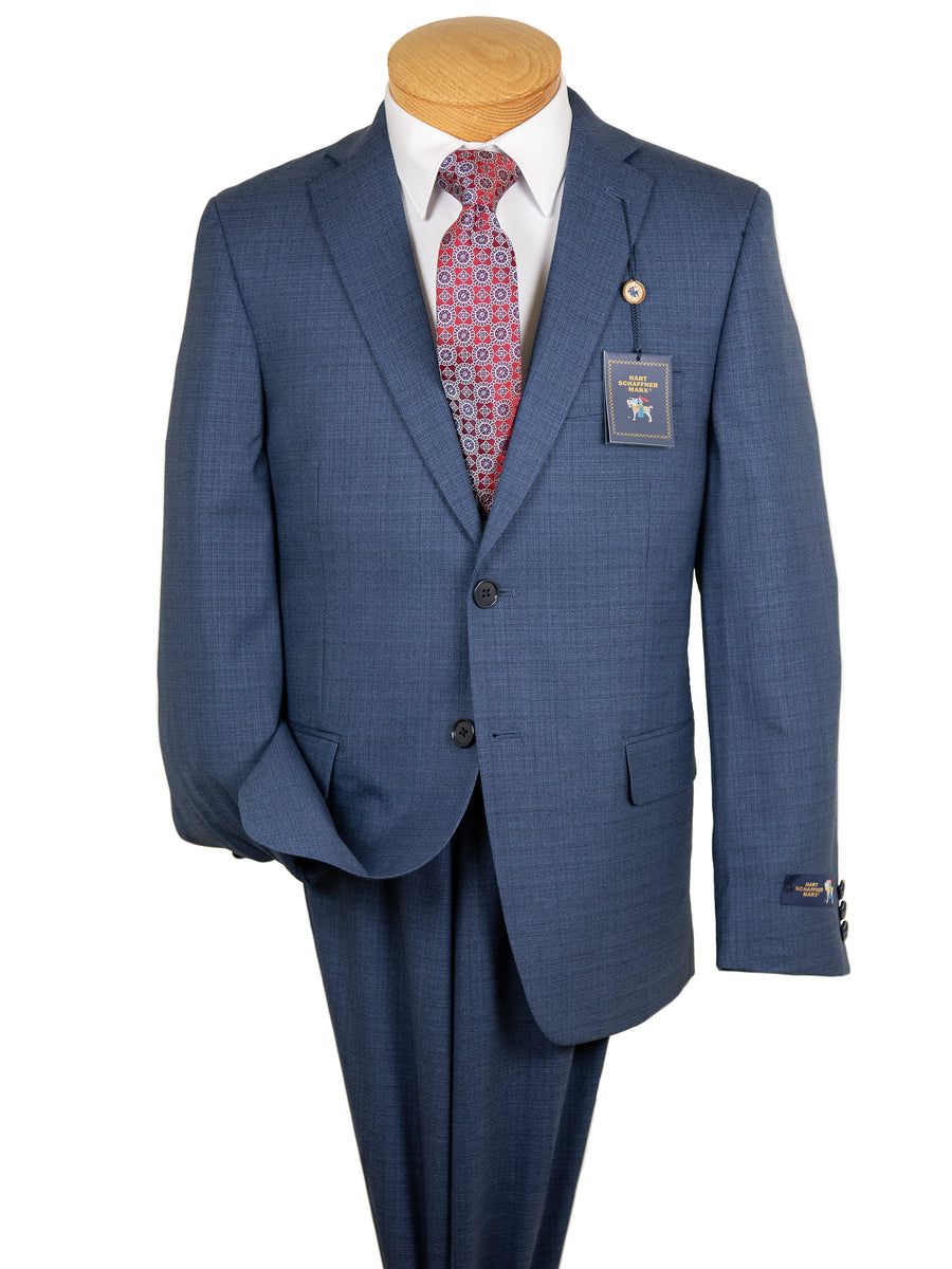Hart Schaffner Marx 28735 97% Wool/3% Spandex Boy's Suit - Weave - Medium Blue