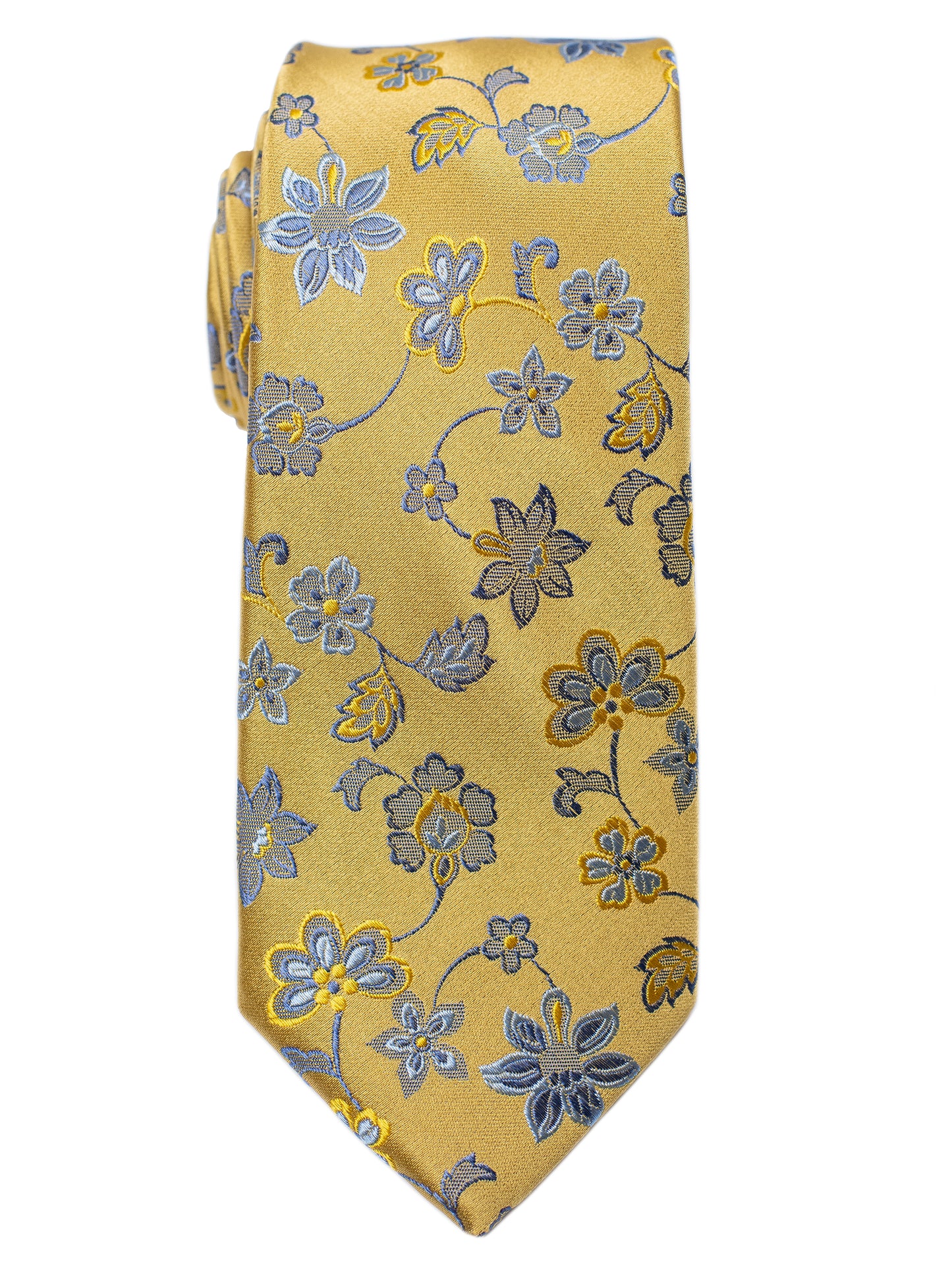 Heritage House 29763 Boy's Tie - Floral- Yellow/Blue