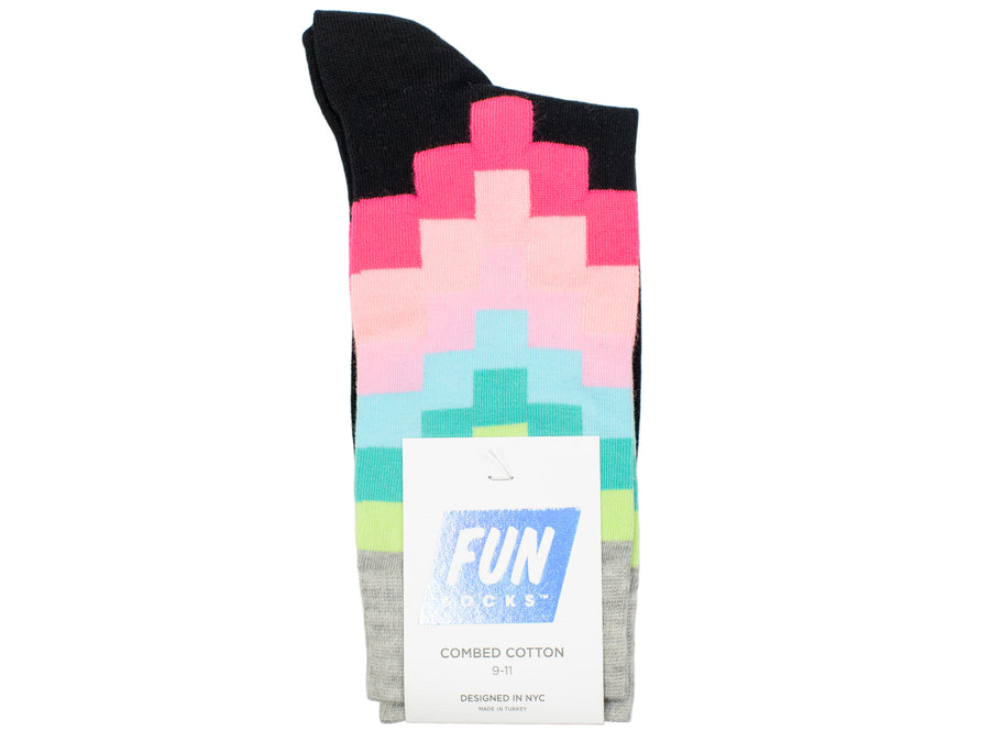 Boy's Fun Socks 30103 - Black/Multi