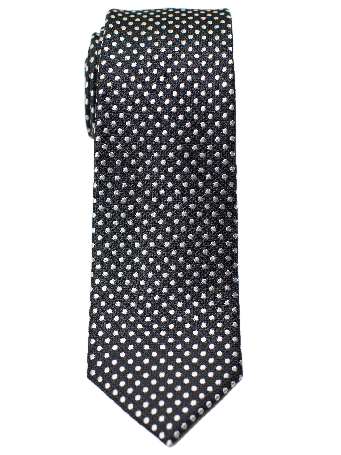 Heritage House 30709 Boy's Tie - Neat- Grey/Black