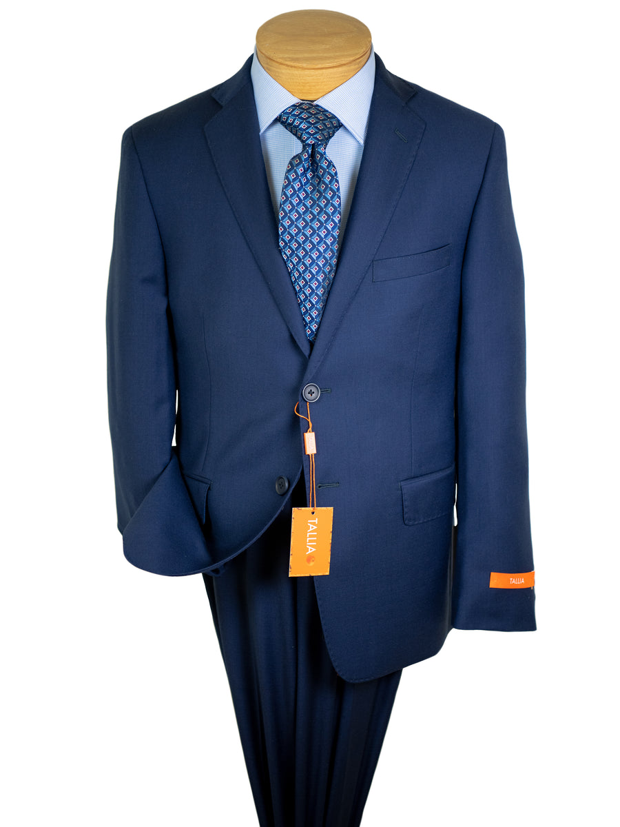 Tallia 31281  Boy's Suit - Solid Gabardine - 100% Wool - Blue