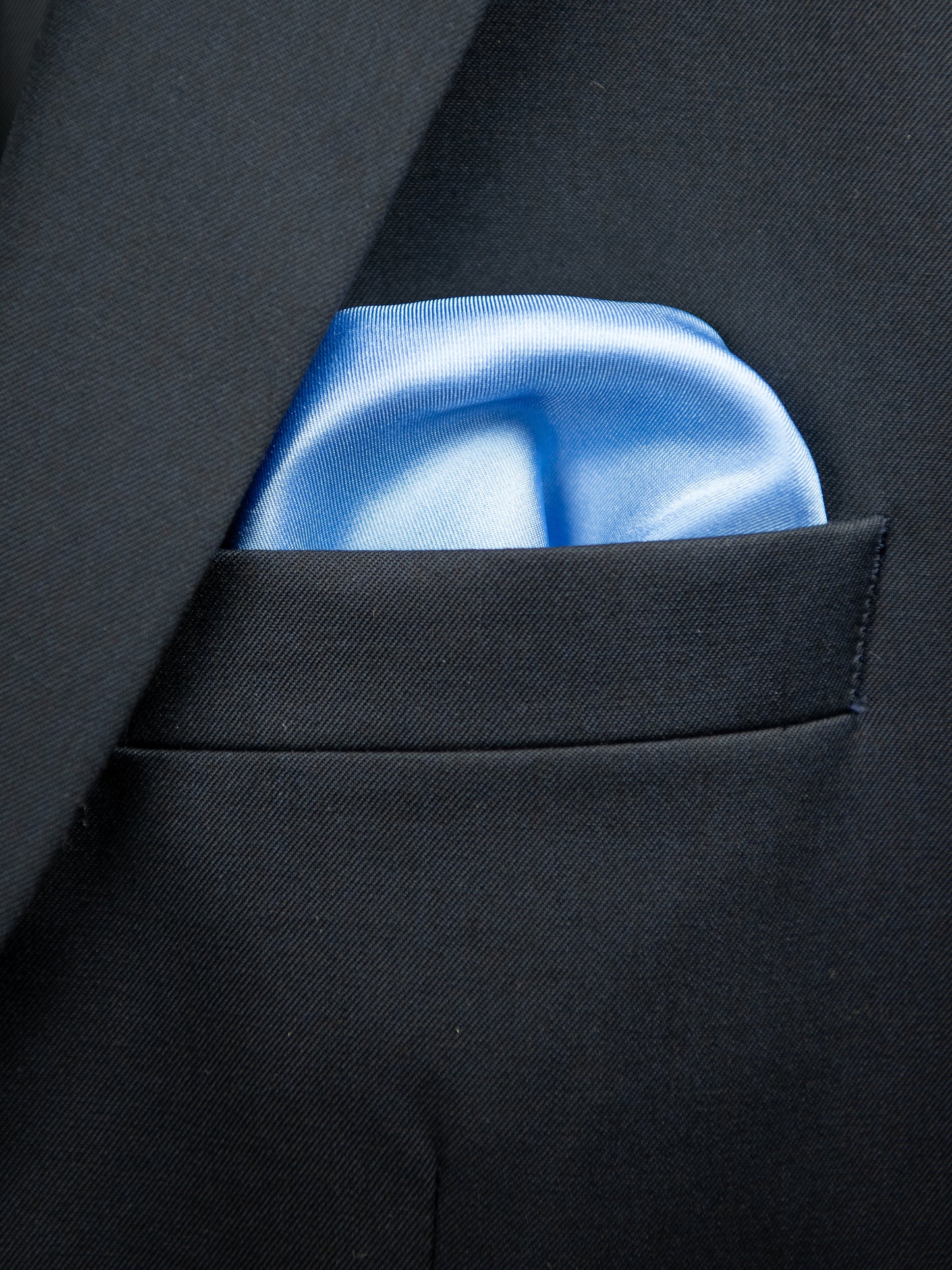 Heritage House 31452 Pocket Square - Solid - Powder Blue