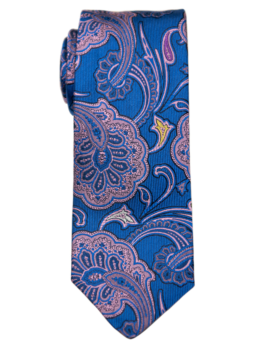 Heritage House 31568 Boy's Tie- Paisley - Blue/Pink