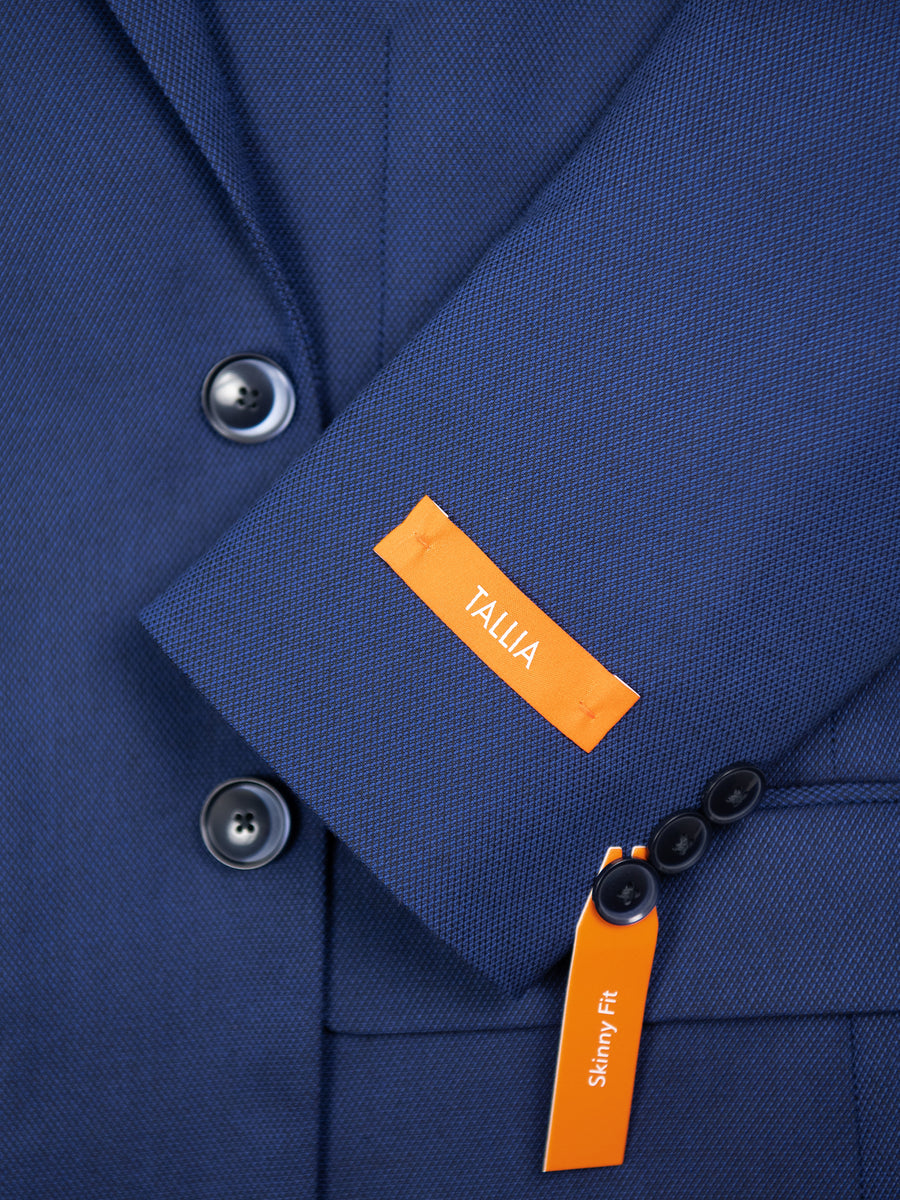 Tallia 32138  Boy's Suit - Skinny Fit - Weave - Blue