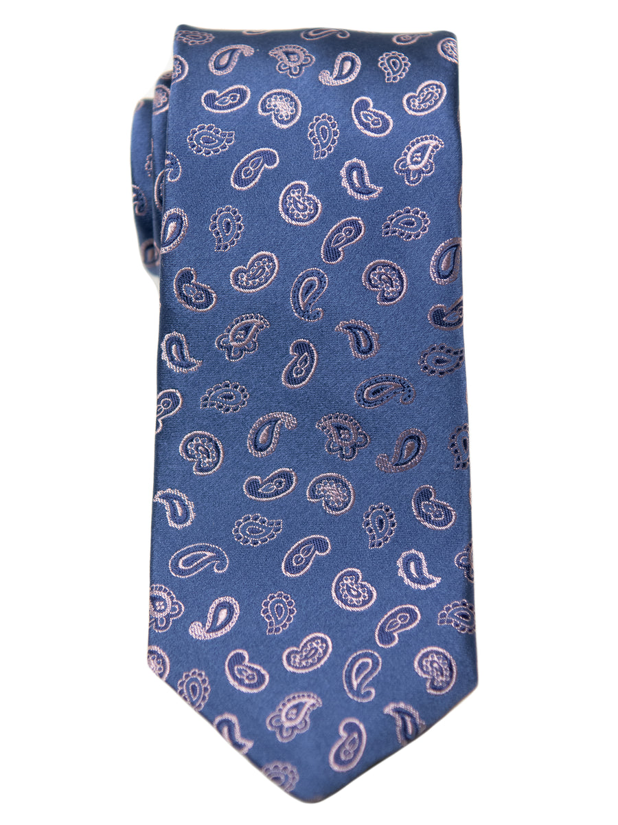 Dion  Boy's Tie - 32517 - Paisley - Blue/Pink