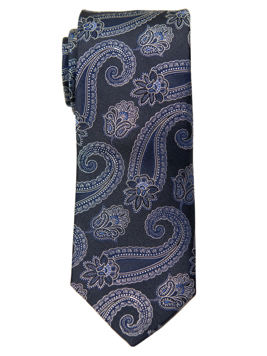 Dion  Boy's Tie - 32519 - Paisley - Navy/Blue