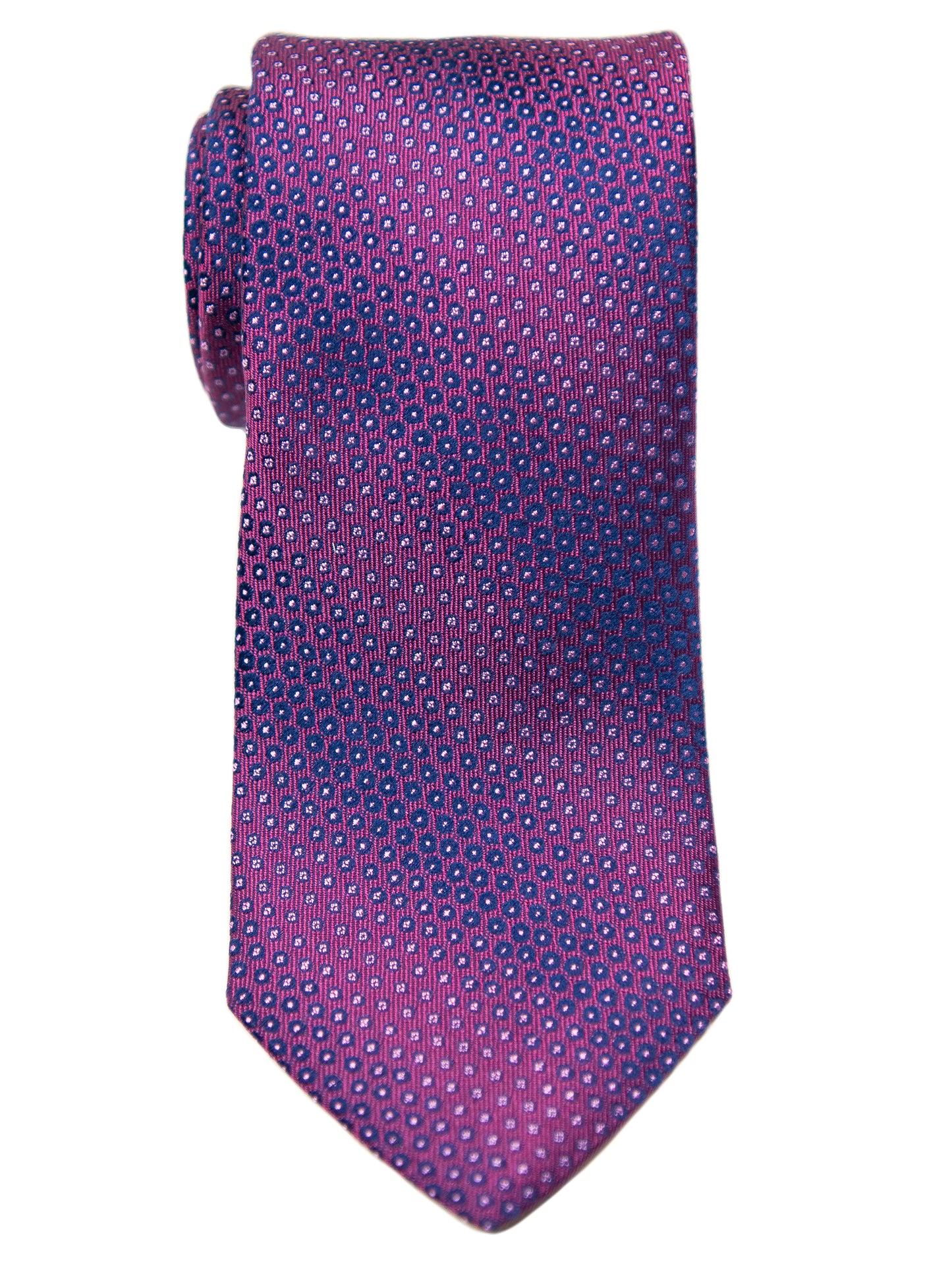 Dion Boy's Tie 32638- Neat - Red/Navy/Pink