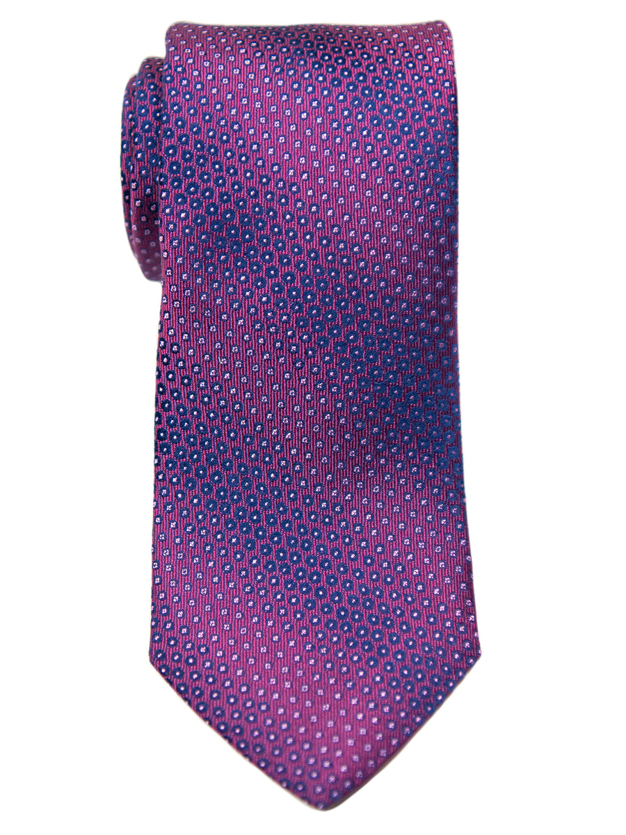 Dion  Boy's Tie 32638- Neat - Red/Navy/Pink