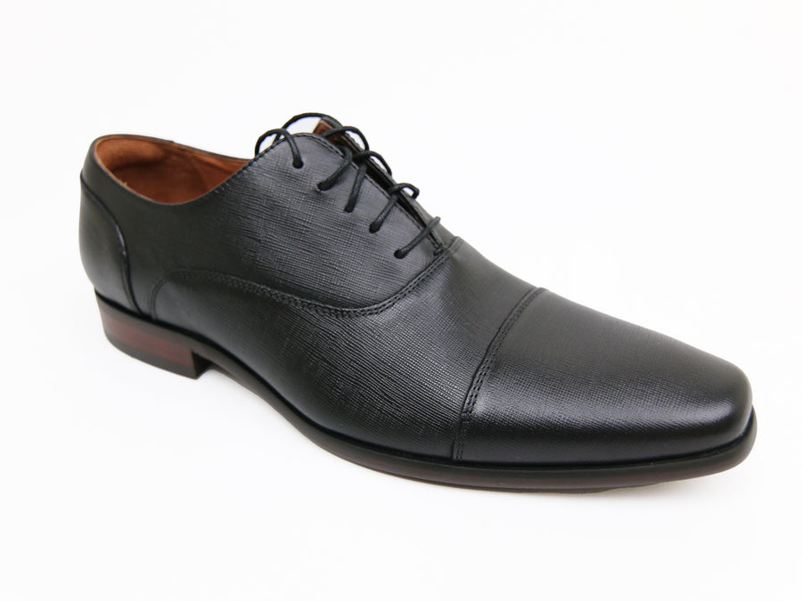 Florsheim 33257 Young Men's Shoe - Cap Toe - Black