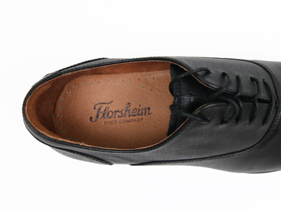 Florsheim 33257 Young Men's Shoe - Cap Toe - Black