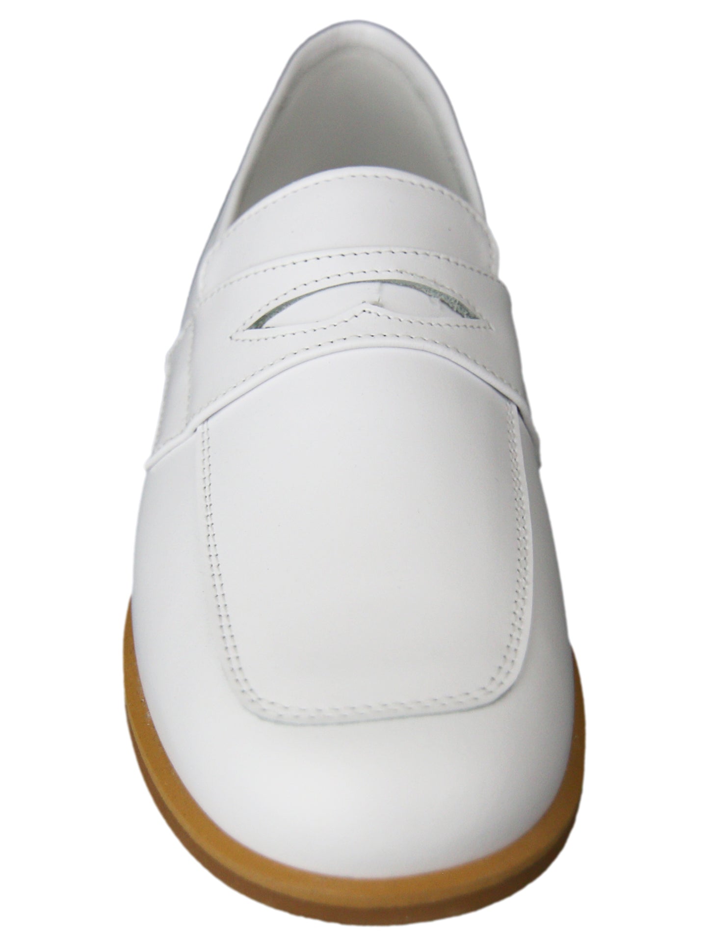 De Osu 33273 Boys' Penny Loafers - White
