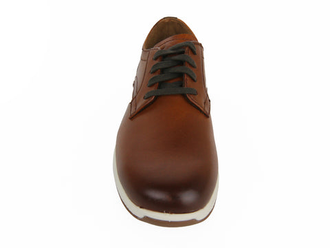 Image of Florsheim 33536 Leather Boy's Shoe - Oxford - Cognac
