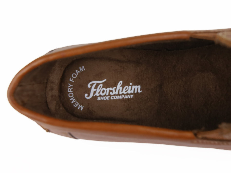 Florsheim 33725 Slip On Boy's Shoe -Leather - Saddle Tan