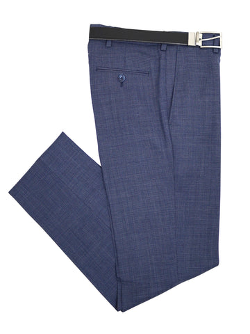 Image of Michael Kors 34117 Boy's Suit - Mini Check - Medium Blue