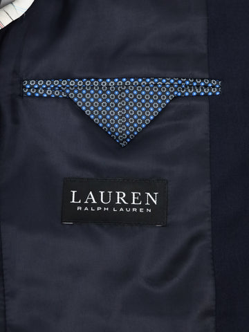 Image of Lauren Ralph Lauren 34236 Boy's Suit Separate Jacket - Solid Gab - Navy