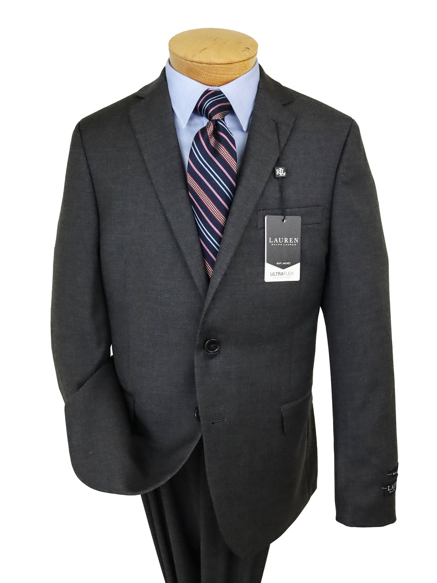 Lauren Ralph Lauren 34249 Boy's Suit Separate Jacket - Solid Gab - Grey