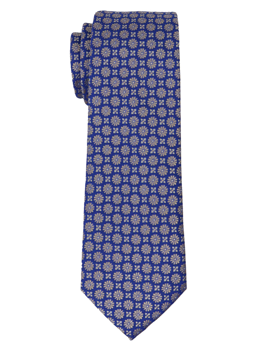 Heritage House 34559 - Boy's Tie - Neat - Blue/Khaki