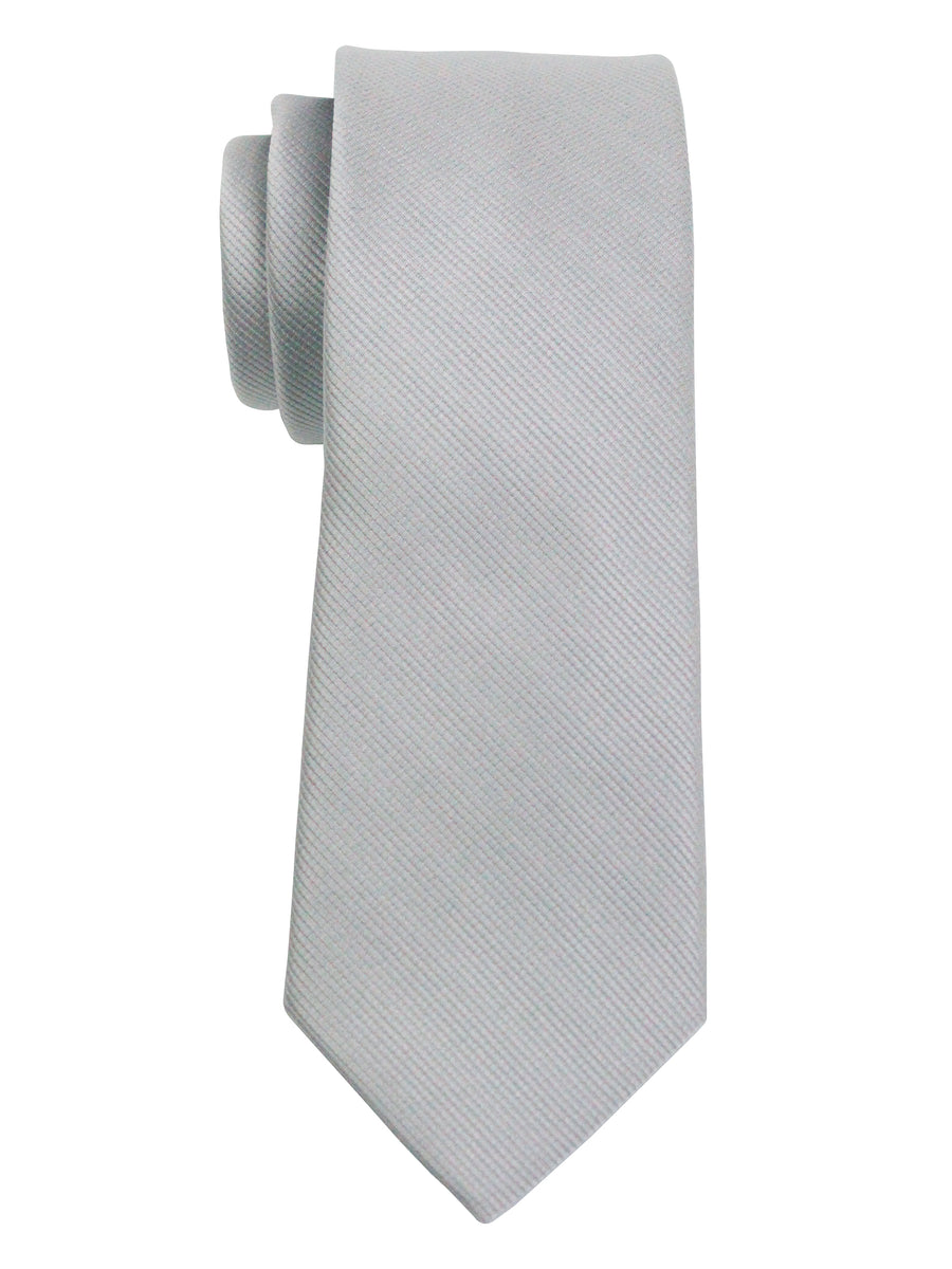 Heritage House 34774 - Boy's Tie - Diagonal Tonal - Silver