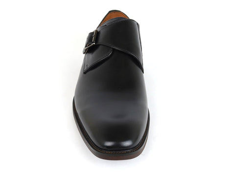 Image of Florsheim 34813  Young Men's Shoe - Single Monk Strap - Black
