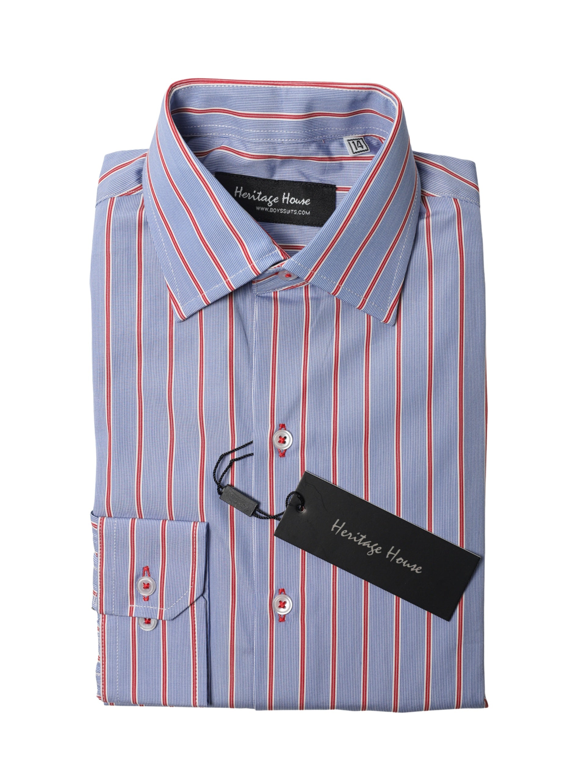 Heritage House 34997 Boy's Dress Shirt - Stripe Heritage House 34997 Boy's Dress Shirt - Stripe