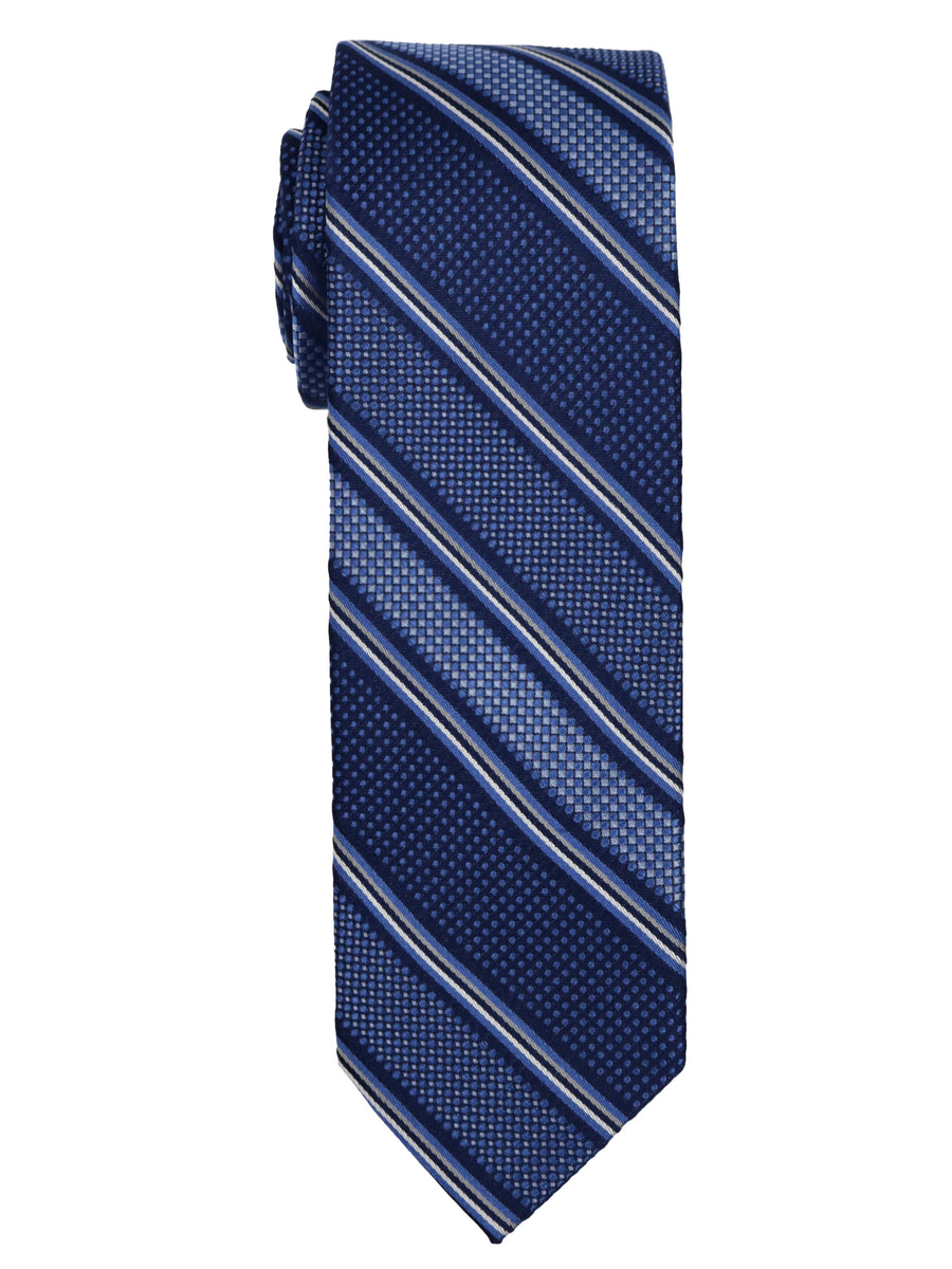 Enrico Sarchi 35139 - Boy's Tie - Stripe - Navy/Blue