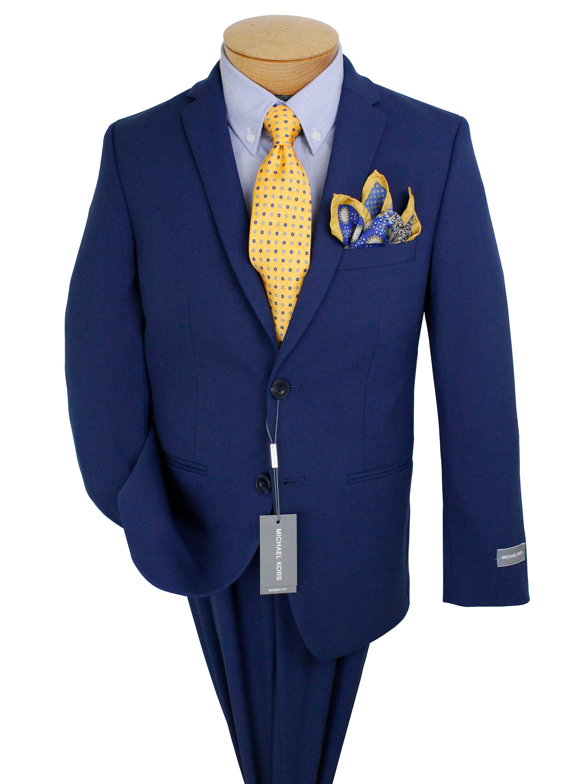 Michael Kors 35443 Boy's Suit Separate Jacket Skinny Fit Solid