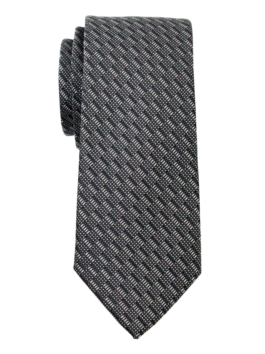 Heritage House 35742 - Boy's Tie - Neat - Silver/Black