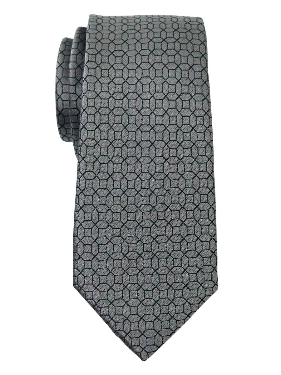 Heritage House 35749 - Boy's Tie - Neat - Grey/Black