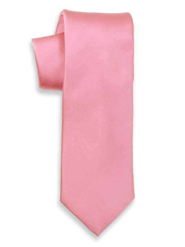 Heritage House 3744 100% Woven Silk Boy's Tie - Solid - Pink