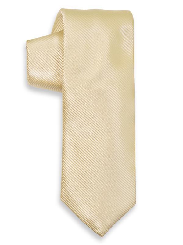 Heritage House 3761 100% Woven Silk Boy's Tie - Tonal Stripe - Ecru