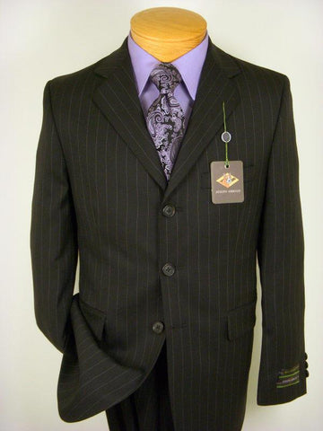 Image of Joseph Abboud 726 3B 100% Wool Boy's Suit Separate Jacket - Solid Gab - Black