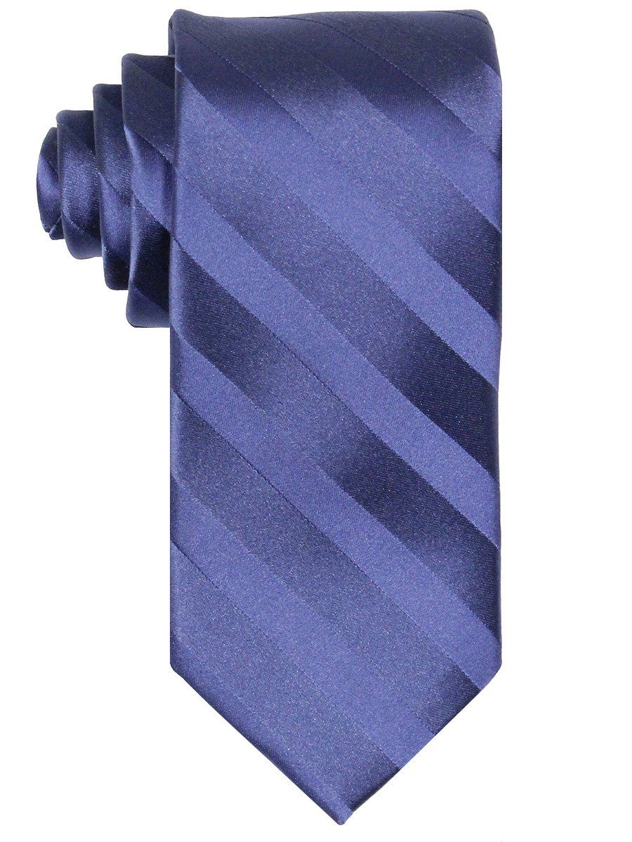 Heritage House 7555 100% Woven Silk Boy's Tie - Tonal Stripe - Blue Boys Tie Heritage House