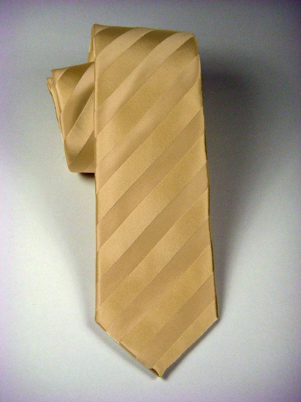 Heritage House 7559 100% Woven Silk Boy's Tie - Tonal Stripe - Ecru(13)