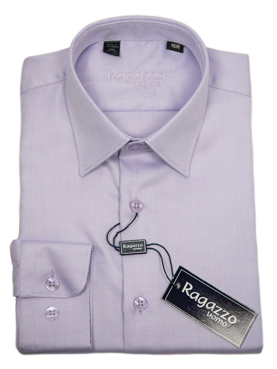 purple boys dress shirt Boys Premium Purple Long Sleeves Dress Shirt with Matching Necktie and Pocket Square Set