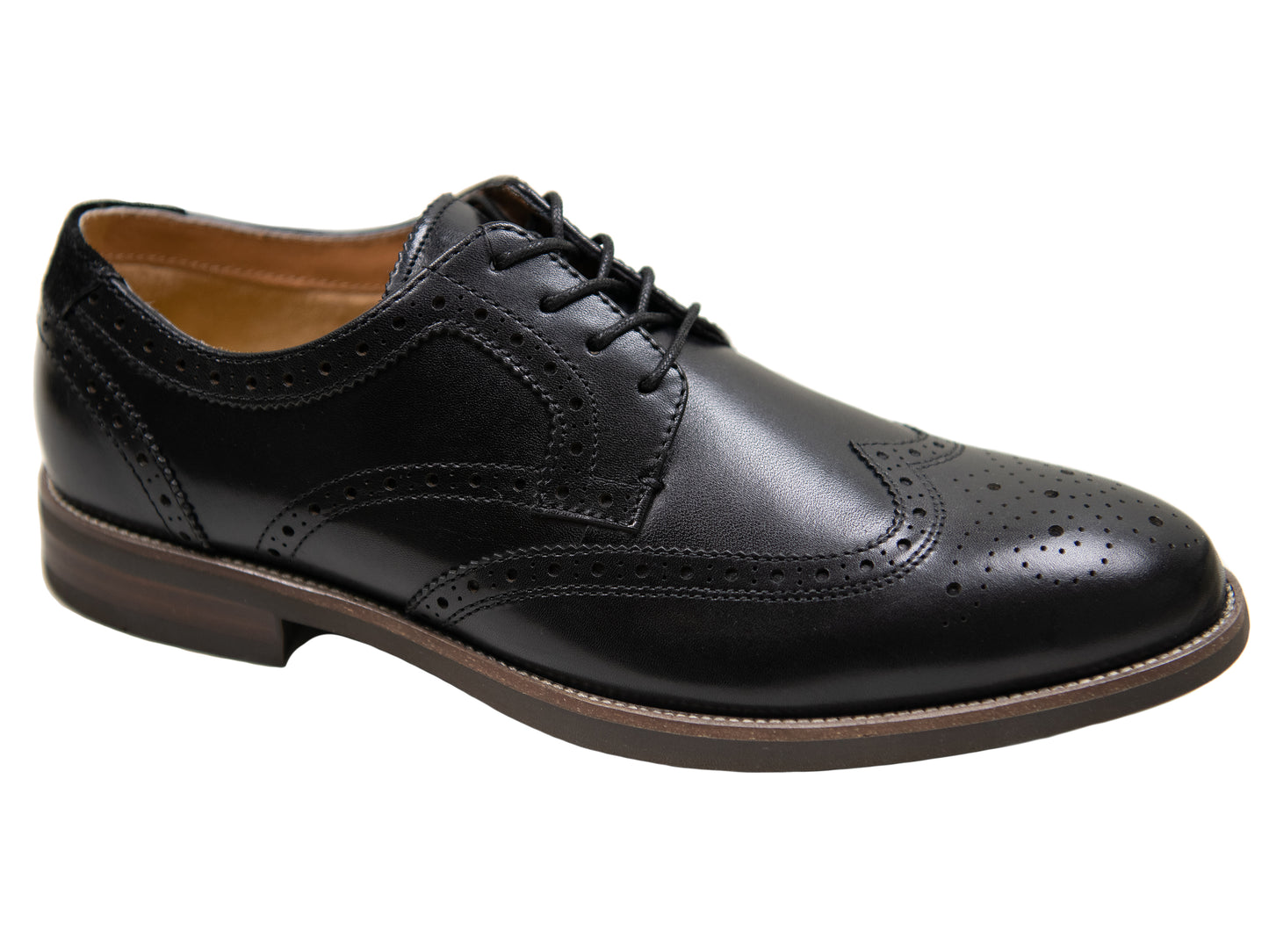Florsheim 32627 Young Men's Wingtip Oxfords - Salerno - Black