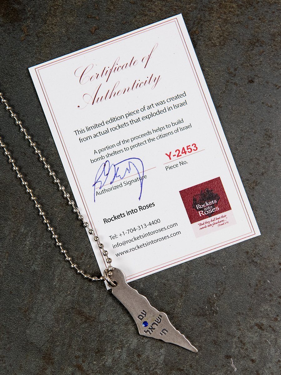 SDEROT Rocket Necklace Boys Necklace The Israel Boutique