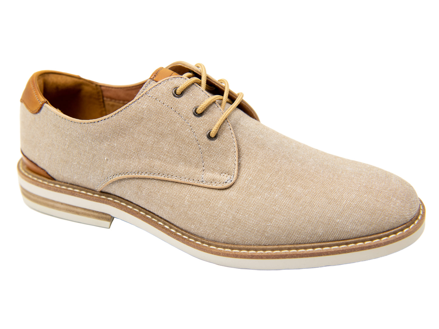 Florsheim 30162 Young Men's Oxfords - Highland - Canvas - Sand