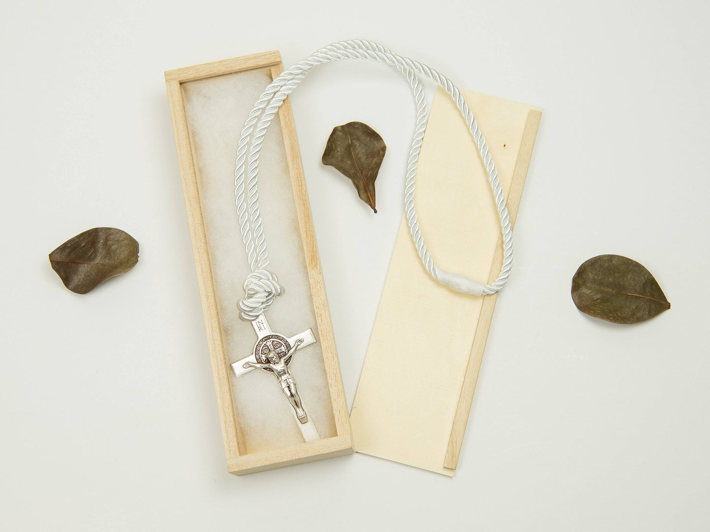 Boy's Communion Cross & Cord 27898 Silver Boys Necklace Heritage House