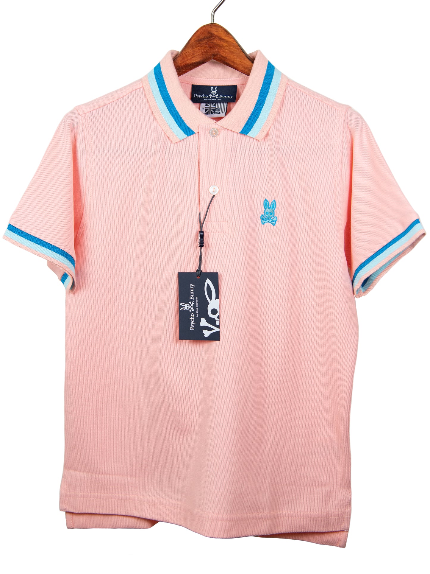 Psycho Bunny 31926 Boy's Short Sleeve Polo- Pink