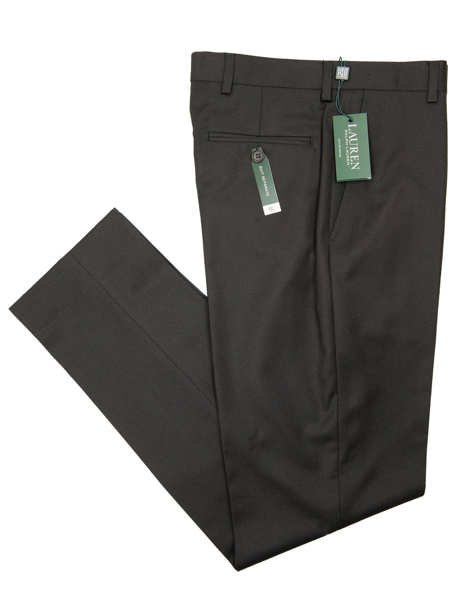 Lauren Ralph Lauren 16261P 65% Polyester/ 35% Rayon Boy's Suit Separate Pant - Solid - Black