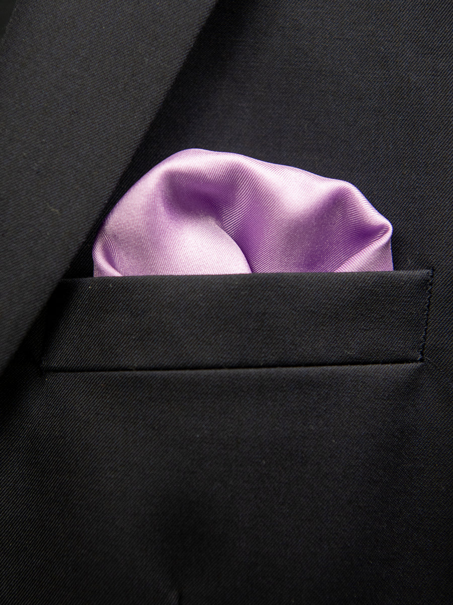 Boy's Pocket Square 32032 Solid - Lilac