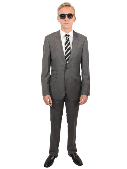 Trend by Maxman 17322 Young Men's Suit Separate Jacket - Solid Gabardine - Grey