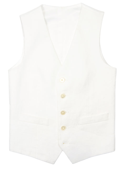 Lauren Ralph Lauren 21535V Boy's Vest - Linen - White