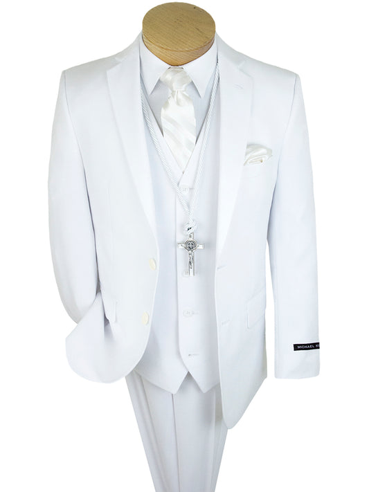 Micheal Kors 25998 65% Polyester / 35% Rayon Boy's Communion Suit Separates Jacket - Solid Gab - Skinny Fit