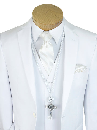 Micheal Kors 25998 65% Polyester / 35% Rayon Boy's Communion Suit Separates Jacket - Solid Gab - Skinny Fit