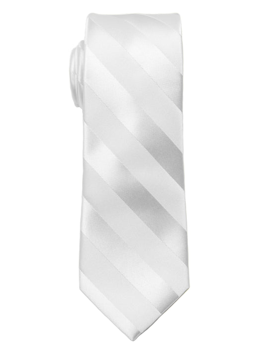 Heritage House 28803 Boy's Tie - Tonal Stripe - White